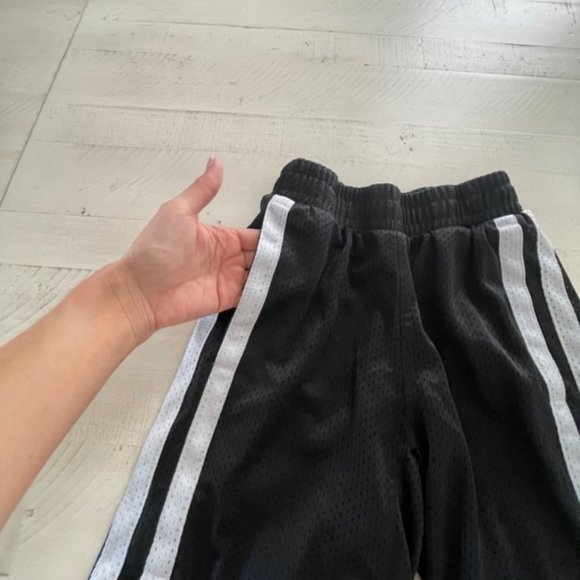 Adidas Black and White Basketball Shorts size M (11-12) - Picture 3 of 5